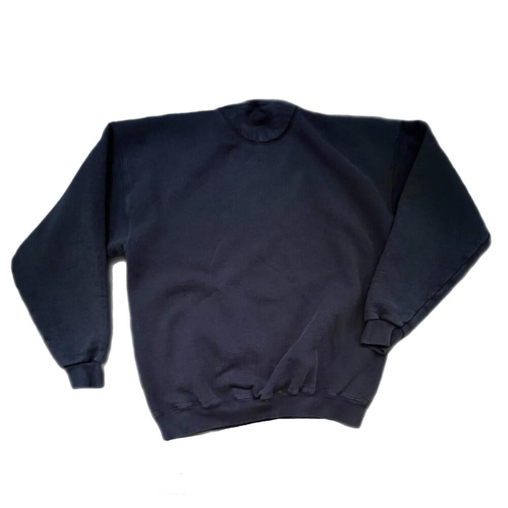 Vintage “Country Life” Grandma Heavy Weight Navy Crewneck - L - Picture 2 of 6